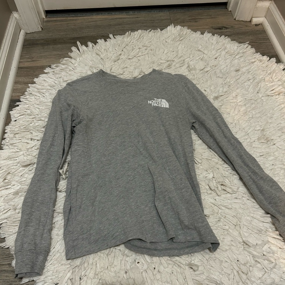 The North Face Gray Long Sleeve Shirt
